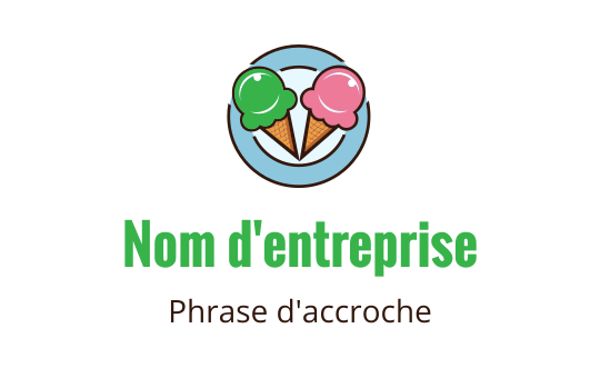 Ice cream logo