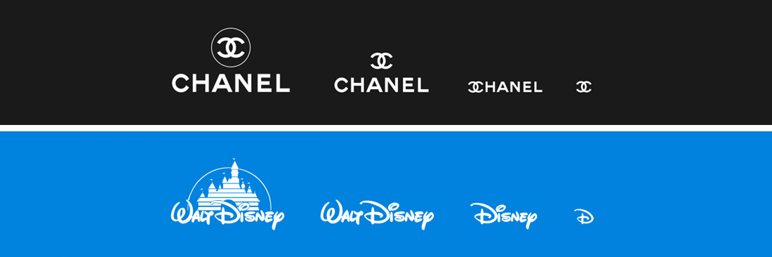 Mises en page de logos réactives