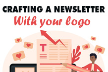 Création d'une newsletter attrayante avec le logo de votre marque